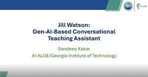 Jill Watson: Gen-AI-Based Conversational Teaching Assistant
